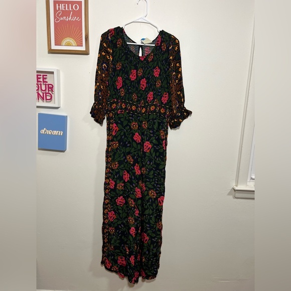 Printed Smocked Jumpsuit Farm Rio - Picture 5 of 14